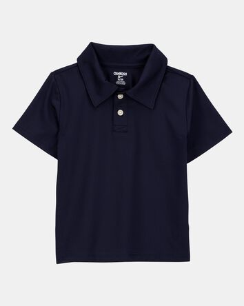 Toddler Active Uniform Polo Shirt in Moisture Wicking BeCool&trade; Fabric - Navy, 