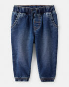 Baby 2-Piece Acorn Button-Down Shirt & Pull-On Denim Pant Set, image 2 of 5 slides