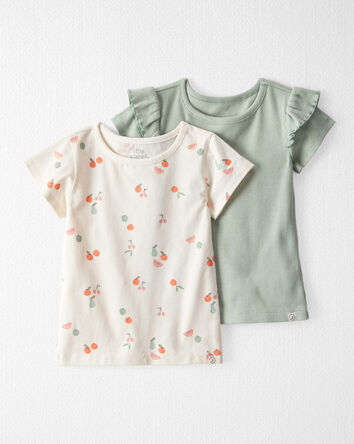 Toddler 2-Pack Organic Cotton Tees, 