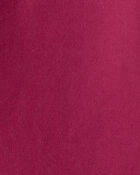 Girls 2-Piece Fashion Top & Bike Shorts Set - Burgundy, image 3 of 6 slides