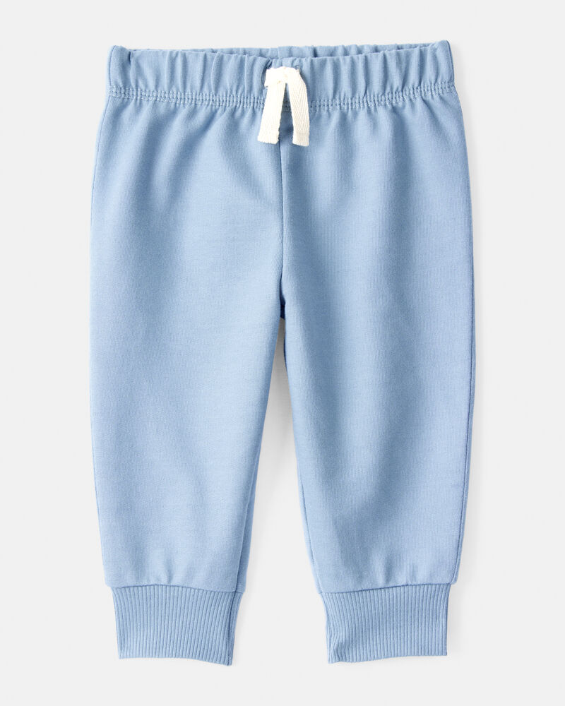 Baby Boy 2-Piece Bear Cotton Long-Sleeve Bodysuit & Pant Set - Blue, image 2 of 5 slides