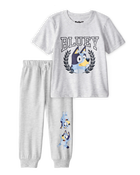 Baby Boy 2-Piece Bluey Tee & French Terry Joggers Set - Grey, image 1 of 7 slides