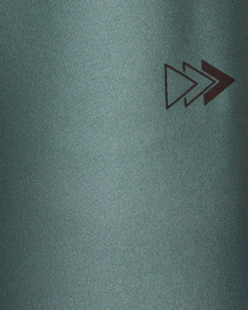 Boys 2-Piece Quarter-Zip Pullover & Active Joggers Set - Green, image 6 of 6 slides