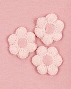 Toddler Girl Short-Sleeve Fashion Top - Pink, image 2 of 3 slides