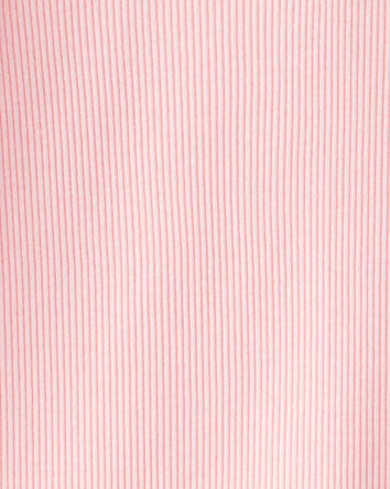 Toddler Girl Cotton Long-Sleeve Henley Top - Pink, 