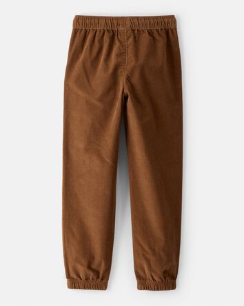 Boys Corduroy Joggers - Brown, 