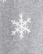 Baby Girl 2-Piece DayDream Fleece Snowflake Print Long-Sleeve Tee & Pant Set, image 3 of 4 slides