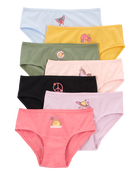 Kid 7-Pack Weekdays Hipster Stretch Cotton Undies, image 1 of 2 slides