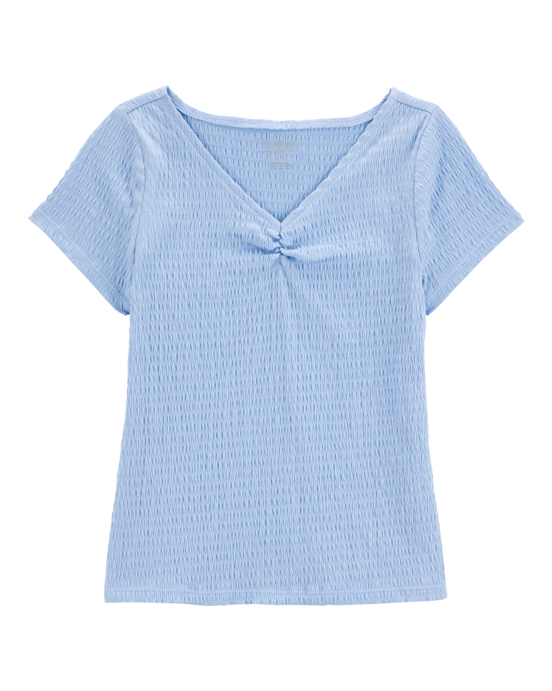 Kid 2-Piece Short-Sleeve Crinkle Top & Utility Short Set, image 2 of 6 slides