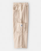 Toddler Boy  Wide-Leg Carpenter Twill Pants - Khaki, image 5 of 7 slides