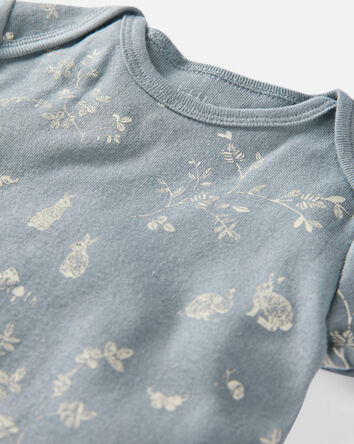 Baby 3-Pack Organic Cotton Rib Bodysuits, 