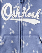 Baby Girl 2-Piece DayDream Fleece Heart Fleece Jacket & Joggers Set - Blue, image 4 of 7 slides