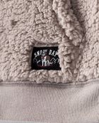 Toddler Boy Sherpa Pullover Sweatshirt - Brown , image 3 of 4 slides