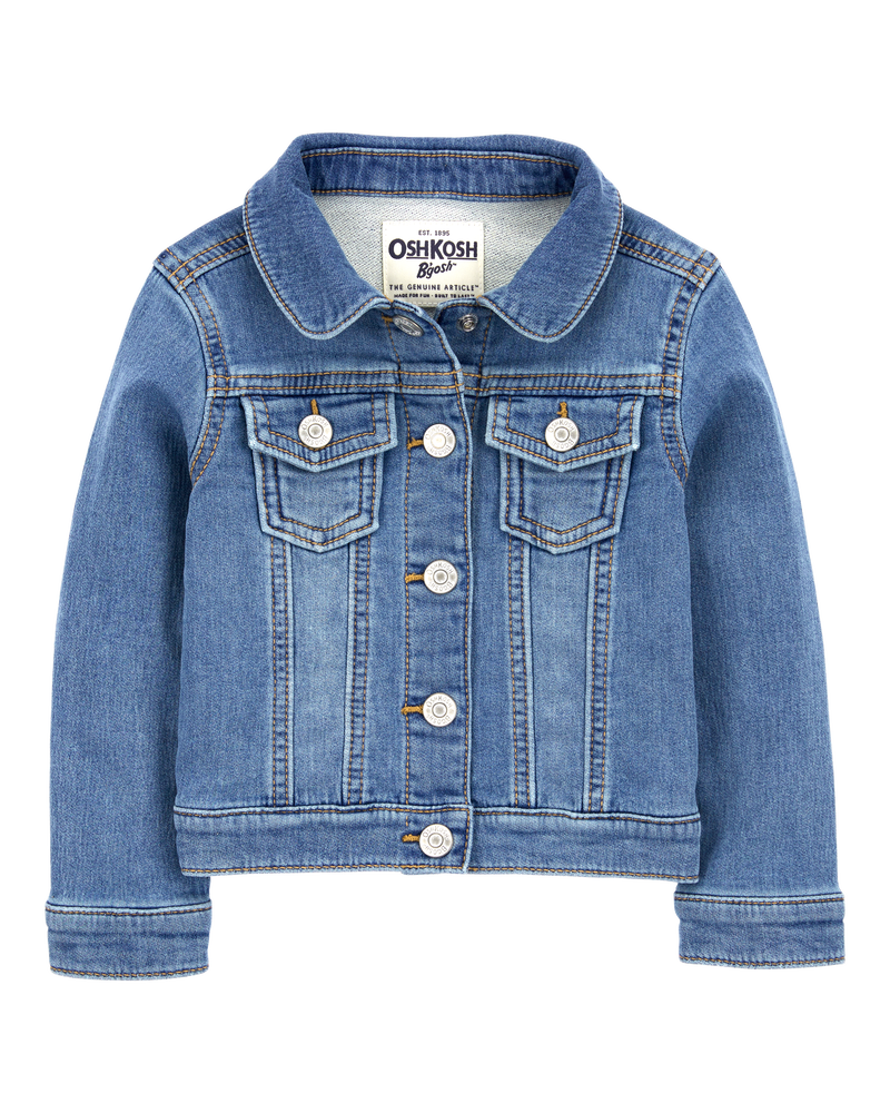 Toddler Denim Jacket - Medium Wash, image 1 of 3 slides