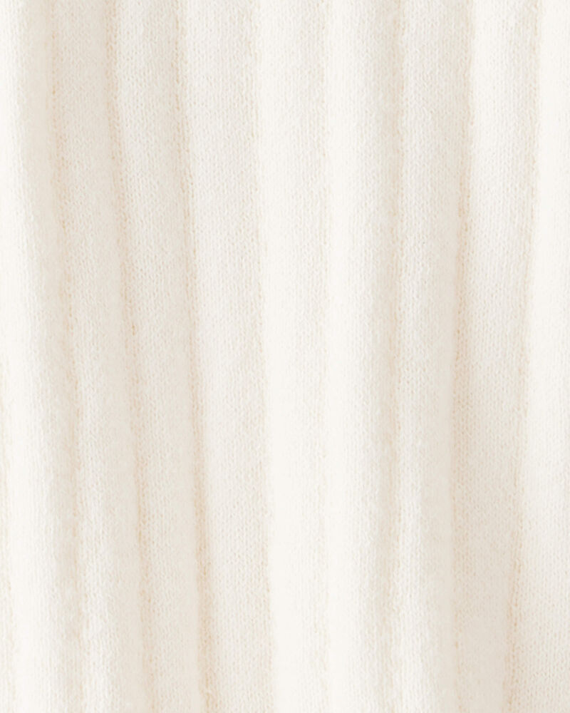 Toddler Girl Long-Sleeve Sweater - Cream, image 2 of 3 slides