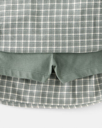 Toddler Girl 3-Piece Long-Sleeve Vest Set, 