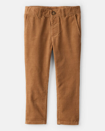Toddler Boy Corduroy Pants - Brown, 