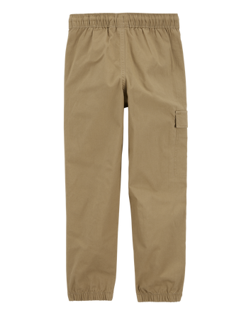 Kid Canvas Cargo Joggers, 