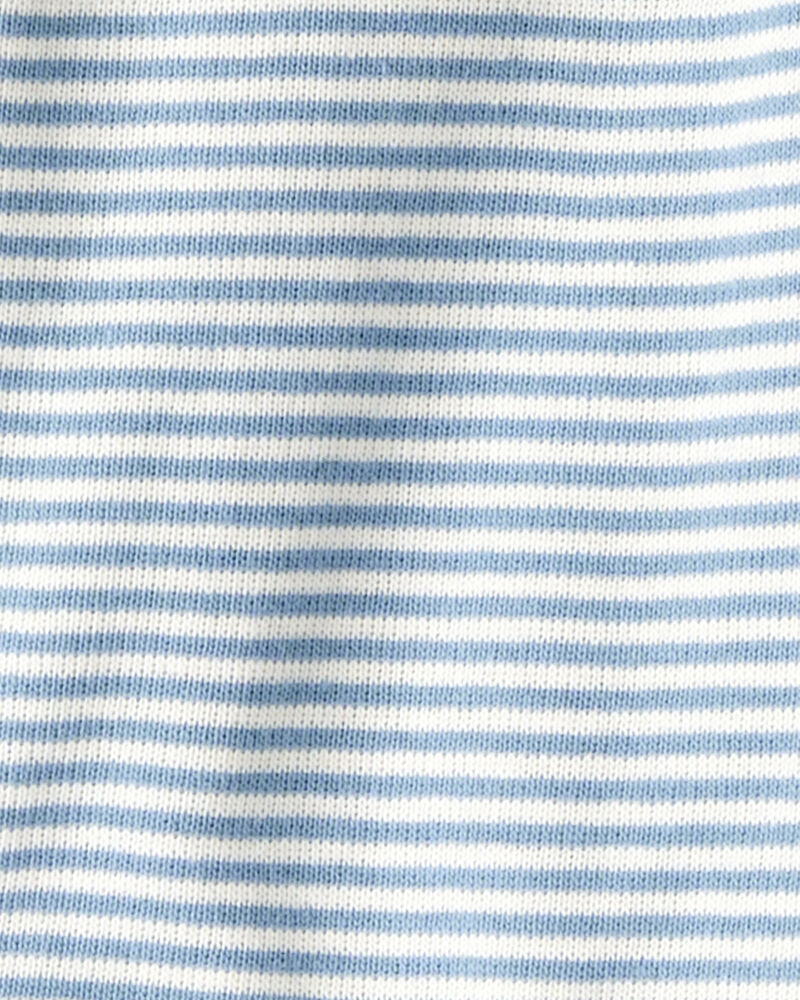 Baby Boy 2-Piece Bear Cotton Long-Sleeve Bodysuit & Pant Set - Blue, image 3 of 5 slides