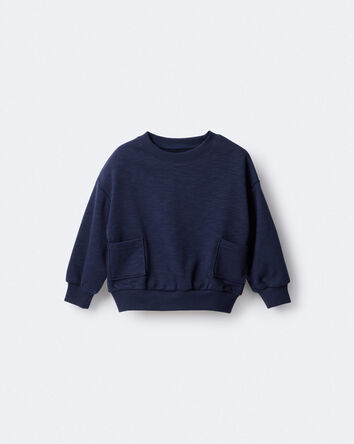 Toddler Otter Sweatshirt&trade; with Pockets- Navy, 