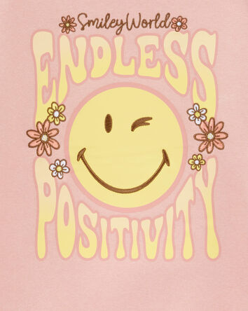 Girls SmileyWorld Pullover Sweatshirt, 