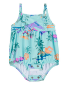 Baby 1-Piece Tropical-Print Swimsuit, image 2 of 5 slides