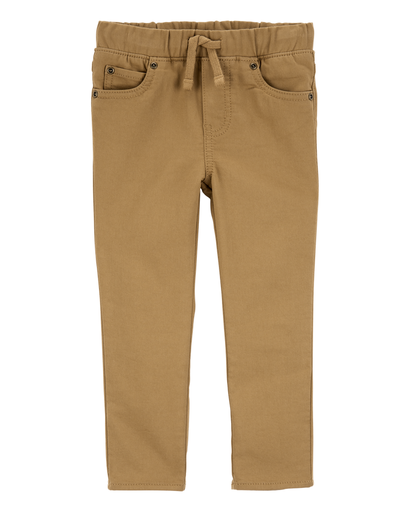 Toddler Pull-On Khaki Pants, image 3 of 6 slides