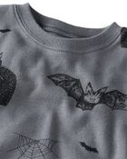 Baby Organic Cotton Pajamas in Spooky Creatures Print, image 2 of 4 slides
