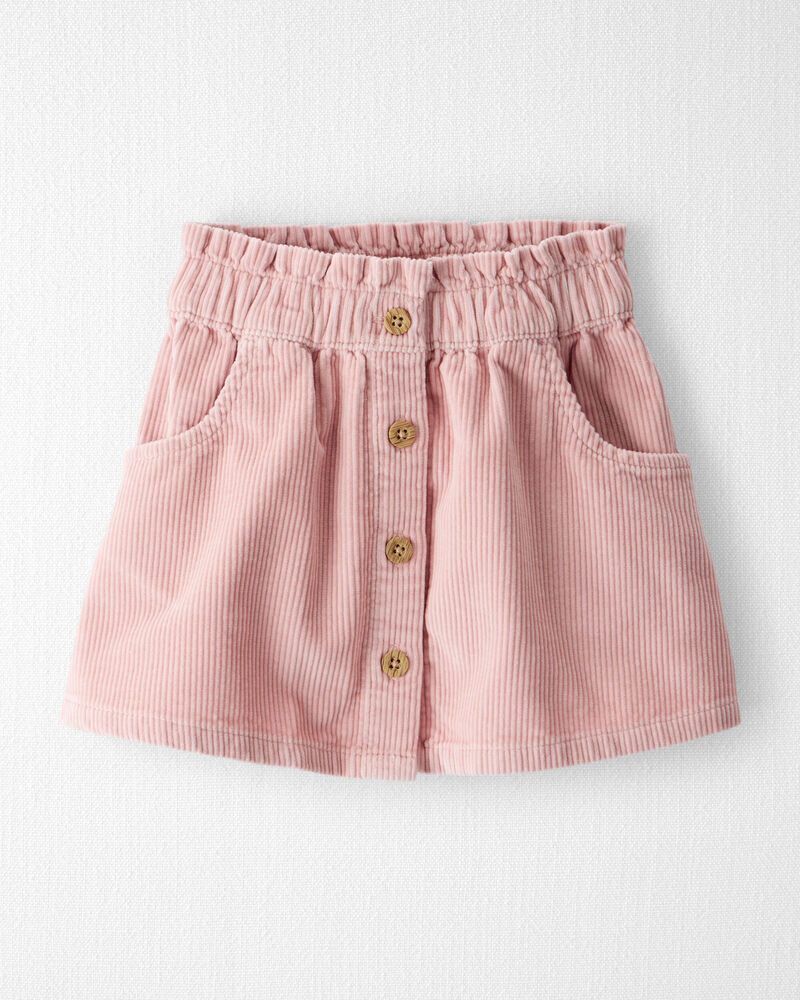 Toddler Girl Organic Cotton Corduroy Skirt, image 1 of 6 slides