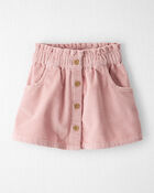 Toddler Girl Organic Cotton Corduroy Skirt, image 1 of 6 slides