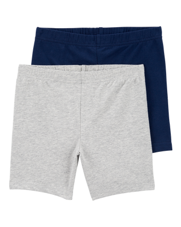 Kid 2-Pack Tumbling Shorts - Grey/Navy, 