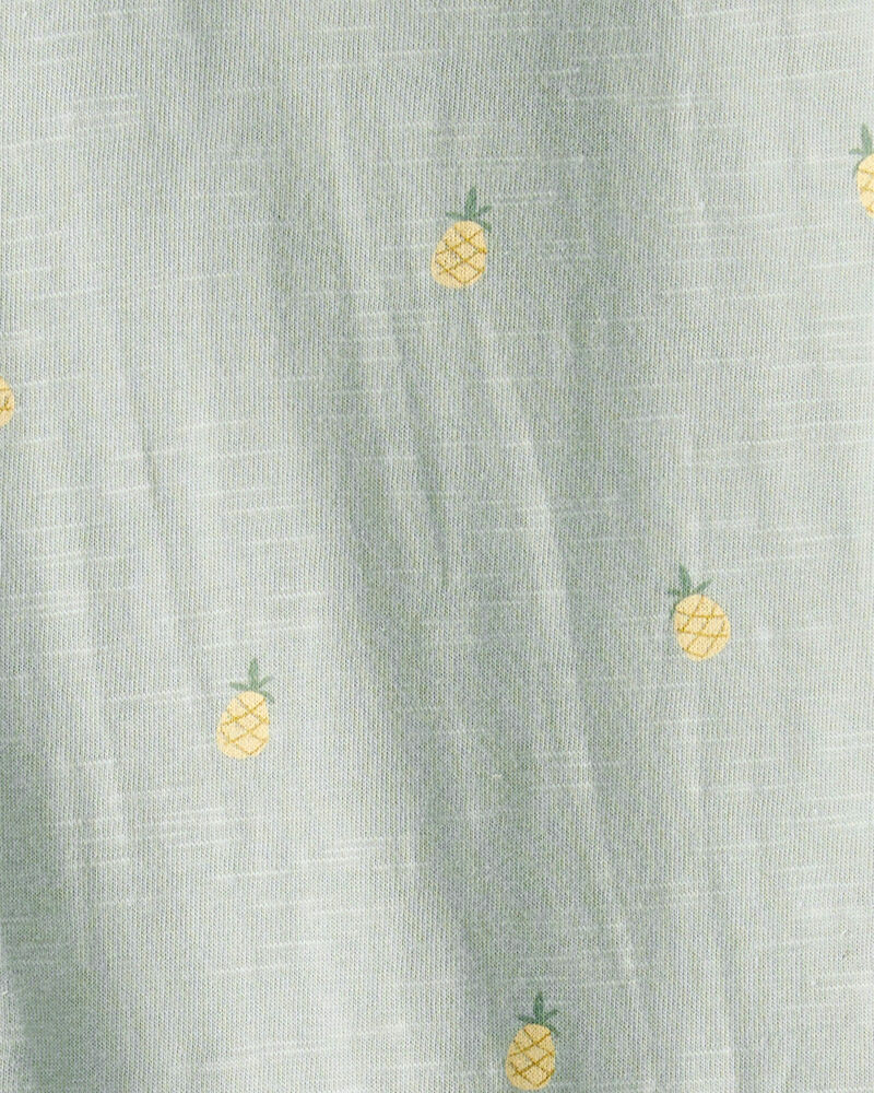 Toddler Organic Cotton Pineapple-Print Tee, image 3 of 4 slides