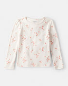 Toddler Girl 2-Piece Heart Print Cotton Long-Sleeve Dress - Brown, image 3 of 6 slides