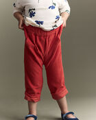 Toddler Corduroy Playground Pant - Orange, image 3 of 8 slides