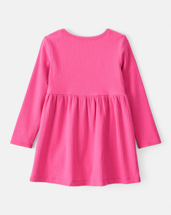 Toddler Girl Long-Sleeve Dress - Pink, 