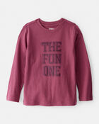 Toddler Boy The Fun One Long-Sleeve Graphic Tee - Red, image 1 of 3 slides