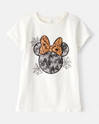 Toddler Girl Disney&copy; Minnie Mouse Halloween Short-Sleeve Graphic Tee - Ivory, image 1 of 2 slides