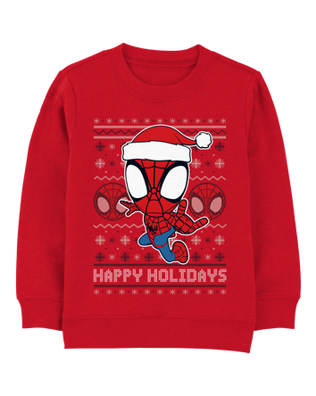 Toddler Spider-Man Christmas Pullover, 