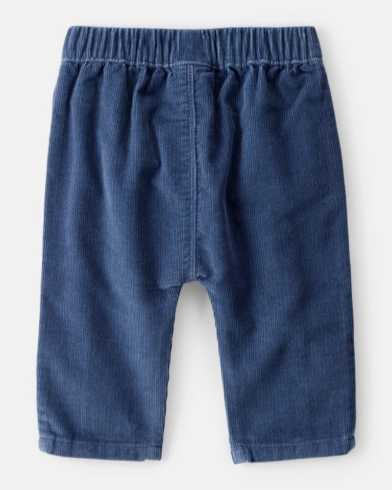 Baby Boy Corduroy Fashion Pants - Blue, image 2 of 4 slides