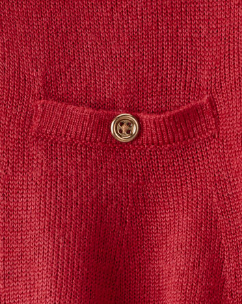Girls Sweater-Knit Skirt - Red, 