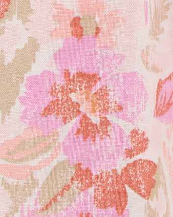 Toddler Floral Print Tank - Pink, 