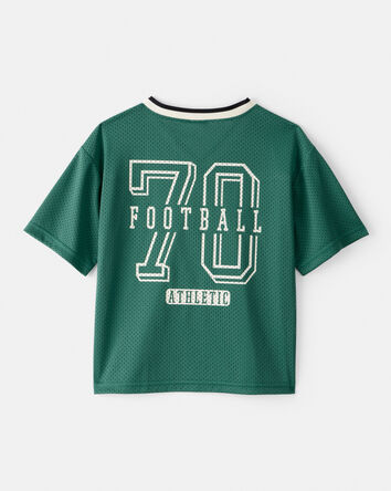 Boys Short-Sleeve Mesh Jersey - Green, 