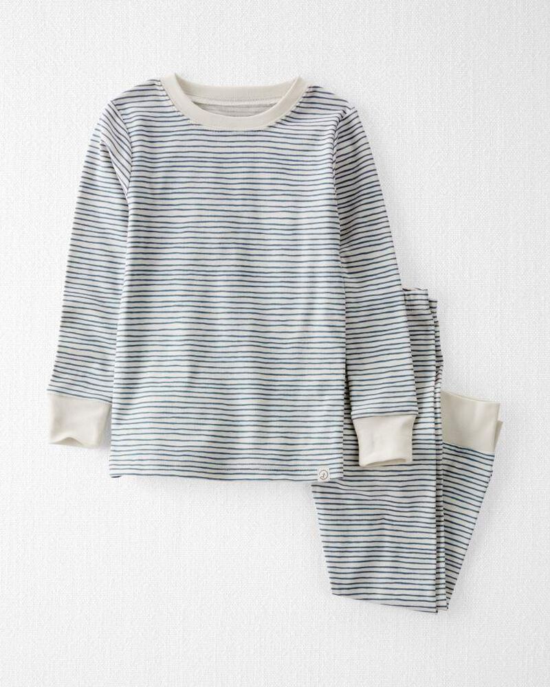 Toddler Organic Cotton Pajamas Set in Stripes, image 1 of 5 slides