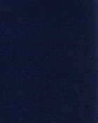 Baby Girl Cotton Stretch Leggings - Navy, image 2 of 4 slides