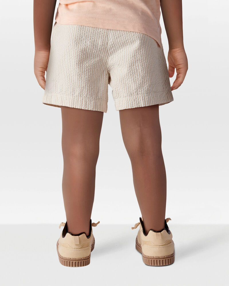 Toddler 2-Piece Button-Down Shirt & Shorts Outfit Set, image 8 of 8 slides