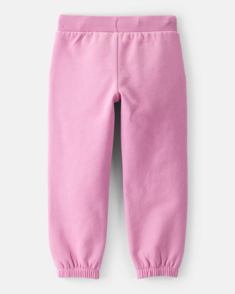 Toddler Girl 2-Piece Quarter-Zip Sweatshirt & Daydream Fleece Joggers Set - Pink, image 5 of 8 slides