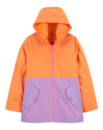 Kid Colorblock Rain Jacket, 