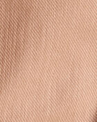 Baby Boy  Tapered 100% Cotton Twill Pants - Tan, image 3 of 4 slides