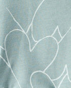 Toddler Girl 2-Piece Heart Print Top & Stretch Leggings Set - Green, image 3 of 8 slides