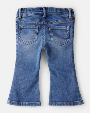 Baby Girl Denim Bootcut Jeans - Blue, 